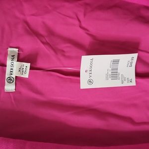 Hot pink blazer from Versona size XL.